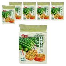 日日旺 福伯 香蔥薄脆餅乾, 260公克, 260g, 6包