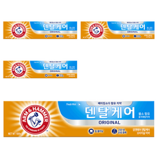 Arm & Hammer 牙科護理原裝牙膏, 100克, 4個