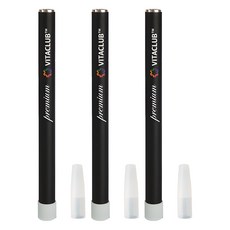 Vita Club維他命 戒菸用品+衛生吸入矽膠, 3個, 超級薄荷