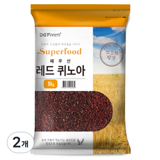 건강한밥상 레드 퀴노아, 1kg, 2개