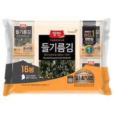 양반 들기름김 식탁, 4g, 16개