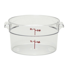 CAMBRO 圓形盒, Ø20.8x11.1cm, NSF認證, 耐溫-40~99°C, 1.9L, 1個