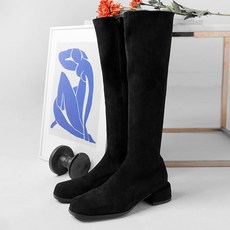 스웨이드롱부츠