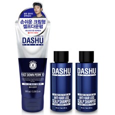 다슈 포 맨 프리미엄 패스트 다운펌10 100ml + 두피 골드 샴푸 50ml x 2p, 1세트