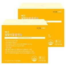 뉴트리코어 달맞이꽃종자유 영양제, 120정, 2개