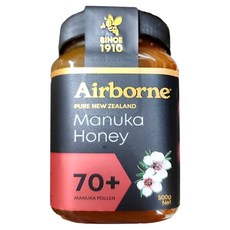 Airborne 艾爾邦 麥蘆卡蜂蜜 70+，紐西蘭國寶級，500g, 1罐
