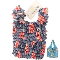 플라카 휴대용 접이식 장바구니 + 쇼핑백 세트