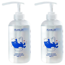 FRANKLIIN 바스 앤 샴푸, 500ml, 2개 500ml, 2개