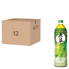 原萃 日式綠茶, 1.25L, 12瓶