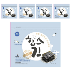 雋品 HiBs 三切岩燒海苔, 香酥脆入口即化，富含海洋精華蛋白質、礦物質和維生素, 韓式原味, 30g, 5包