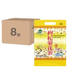 薌園 枸杞菊花茶 晶粒沖調飲品, 10g, 18包, 8袋