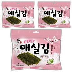 良澔 韓式海苔 梅子口味, 30公克, 30g, 3包