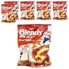 AGF Blendy 濃縮咖啡球, 焦糖歐蕾口味, 6入, 18g, 6個, 6袋