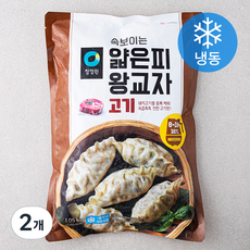 청정원 얇은피 왕교자고기 (냉동), 1.05kg, 2개