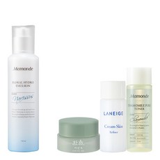 마몽드 플로랄 하이드로 에멀젼 150ml + 아모레퍼시픽 기초케어 3종, 1세트