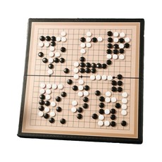 強力磁吸攜帶式折疊圍棋組 29*29cm, 1組, 混色