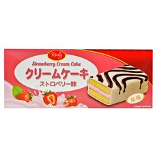 Richy 草莓風味夾心蛋糕, 150g, 1盒