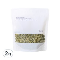 솔닙 담백하고 고소한 호박씨, 400g, 2개