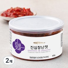진심젓갈 창난젓, 400g, 2개