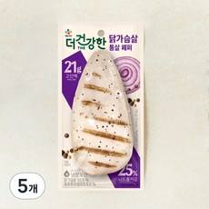 더건강한 닭가슴살 통살구이 페퍼, 100g, 1개입, 5개
