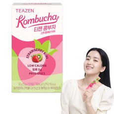 TEAZEN 茶禪 康普茶 草莓&奇異果口味, 1盒, 5g, 10條