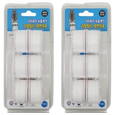 닥터퓨어 세면대용 녹물 제거 리필 필터 6p, 2개