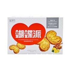 盛香珍 蜂蜜檸檬蝴蝶派, 125g, 1盒
