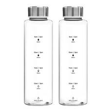 하루수분 트라이탄 심플 물병, 1L, 2개