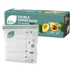 EzN 優質雙拉鍊袋冷藏冷凍兩用, 大(L), 60入, 1個