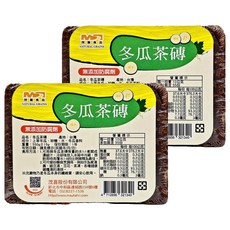 茂喜食品 冬瓜茶磚 550公克, 無添加防腐劑，台灣產, 550g, 2個