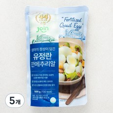 조인 유정란 깐메추리알, 500g, 5개