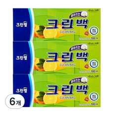 크린랲 크린백 중, 중(M), 100개입, 6개