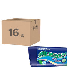Airwaves 超涼薄荷錠，酷涼薄荷口味, 24.3g, 16盒