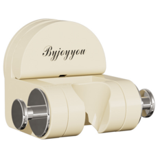 Byjoyyou 吸盤式花灑架 65 x 85 x 64.5mm 奶油白