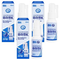 수바이오 뮤라젠K 구강 및 점막 구내염 창상피복재 20ml, 3개, MU-H20 3개, MU-H20