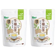 義美生機 台灣牛蒡糙米茶 10包x2袋 無咖啡因 溫和養生茶, 10包, 12g, 2袋