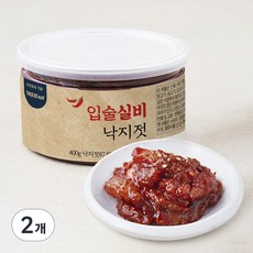 입술 실비 낙지젓, 400g, 2개
