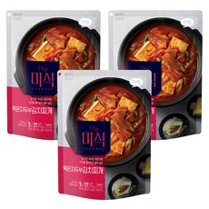 더미식 묵은지두부김치찌개, 350g, 3개 3개, 350g