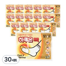 하루온 하루온팩 발난로 2개입 40g, 30세트