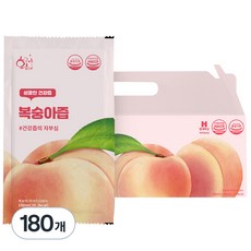 황금이네 물없이 갈아만든 NFC 복숭아즙, 100ml, 180개