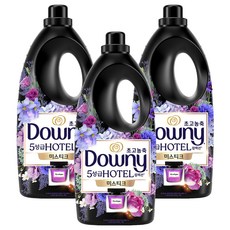 다우니 초고농축 호텔 컬렉션 섬유유연제 미스티크 본품, 2L, 3개