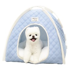 CHOCOPET house 狗狗夏季涼爽冰屋, 天藍色, 1個