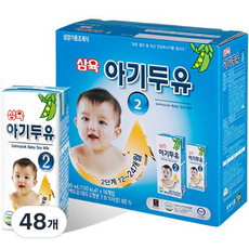 삼육두유 아기두유 2단계 190ml, 두유, 48개