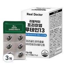 리얼닥터 프리미엄 루테인 13 15g, 30정, 3개 30캡슐, 3개