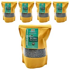 茂喜食品 有機青仁黑豆, 400公克, 台灣產, 400g, 5包