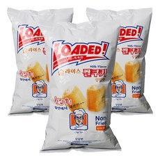 一口米餅乾 牛奶口味, 120g, 3包