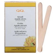 GiGi 熱蠟專用木棒, Small Applicators for facial waxing, 含100個, 100支