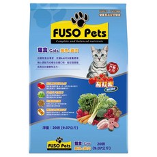 FUSO Pets 福壽 貓食 - 貓糧，鮪魚+雞肉口味，9.07公斤, 鮪魚 + 雞肉, 9.07kg, 1袋