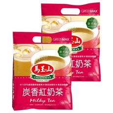 馬玉山 炭香紅奶茶, 15克x14包, 100%紐西蘭奶粉使用, 無添加香料, 無添加奶精, 15g, 14包, 2袋