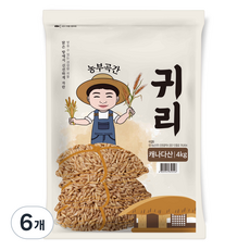 농부곡간 캐나다산 귀리, 4kg, 6개